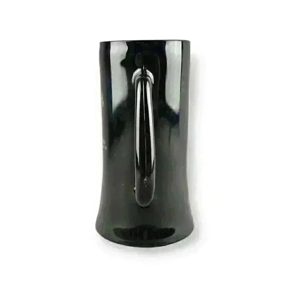 Virgo Zodiac Vintage Astrology Black Milk Glass Beer Stein Tankard Coffee Mug - Picture 4 of 7